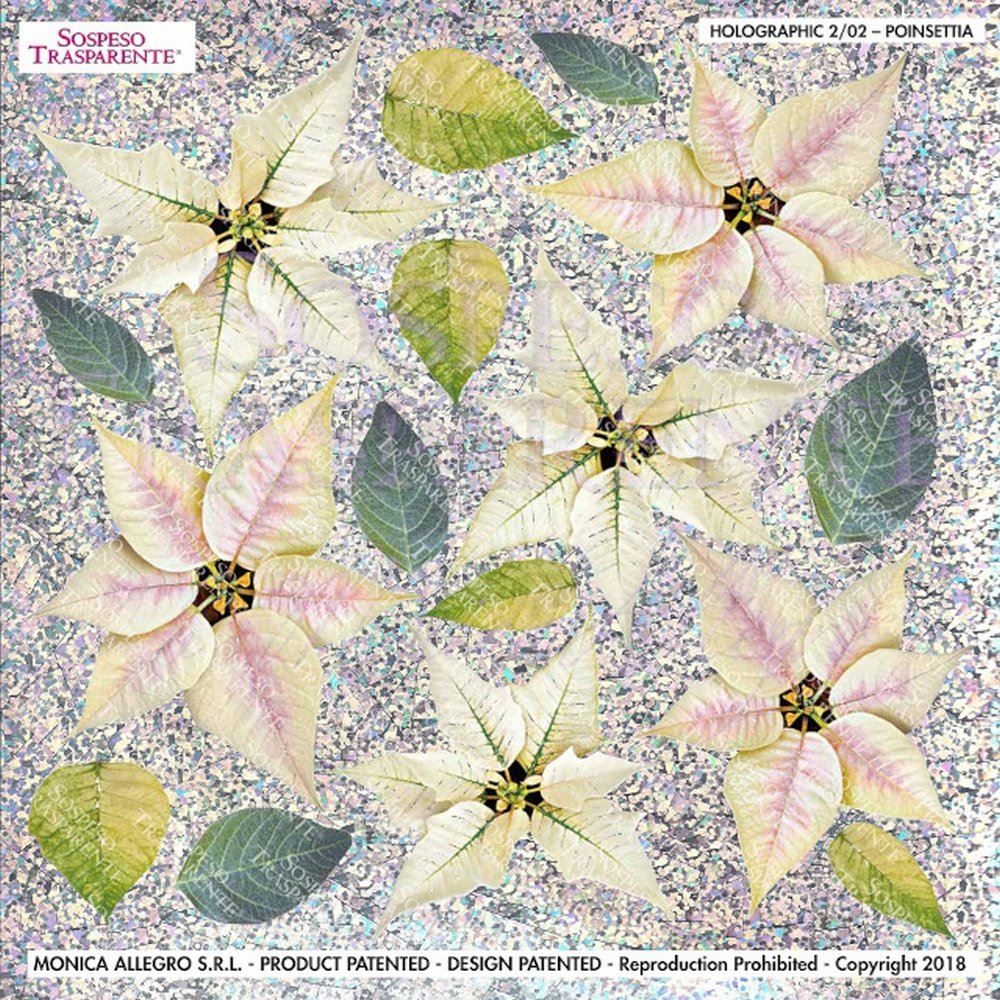 Pellicola Olografica Modellabile Poinsettia