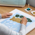 Pellicola per Stencil Estensibile Blu Traslucido per Cricut