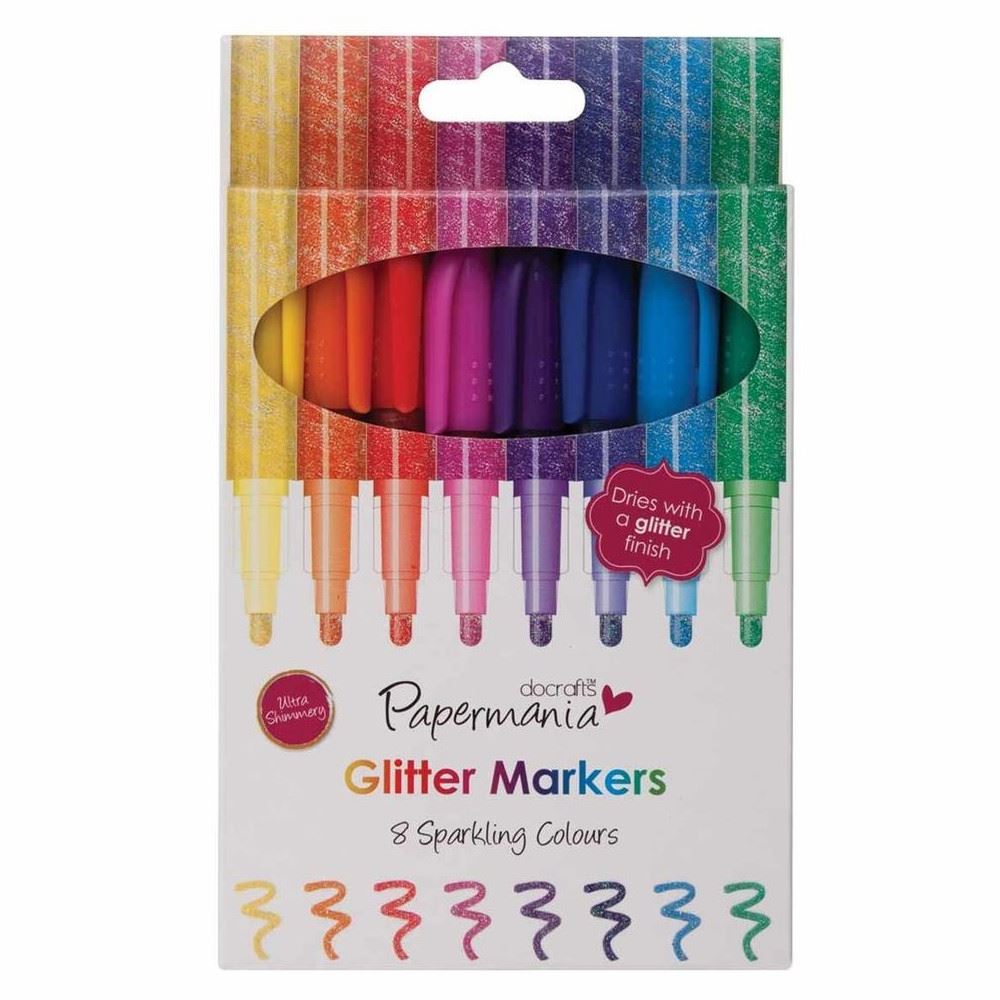 Pennarelli Glitterati 8 colori - Mondo Fai da Te