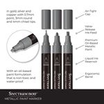 Pennarelli Spectrum Noir Metallic Paint Marker Quicksilver