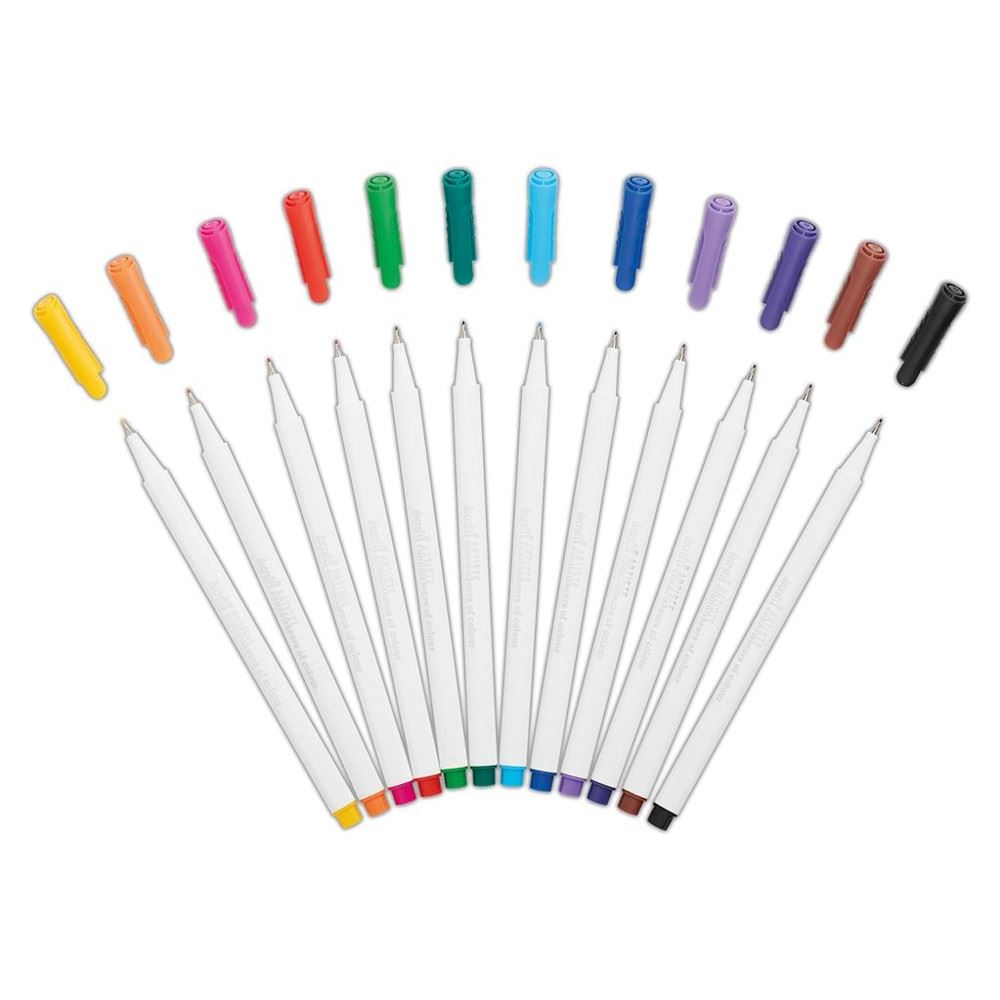Pentel, pennarelli Sign Pen S520, colore blu, con punta fine da 2 in Pentel, pennarelli Sign Pen S520, colore blu, con punta fine da 2 in