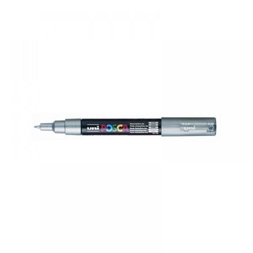 Pennarello UniPosca Argento punta fine