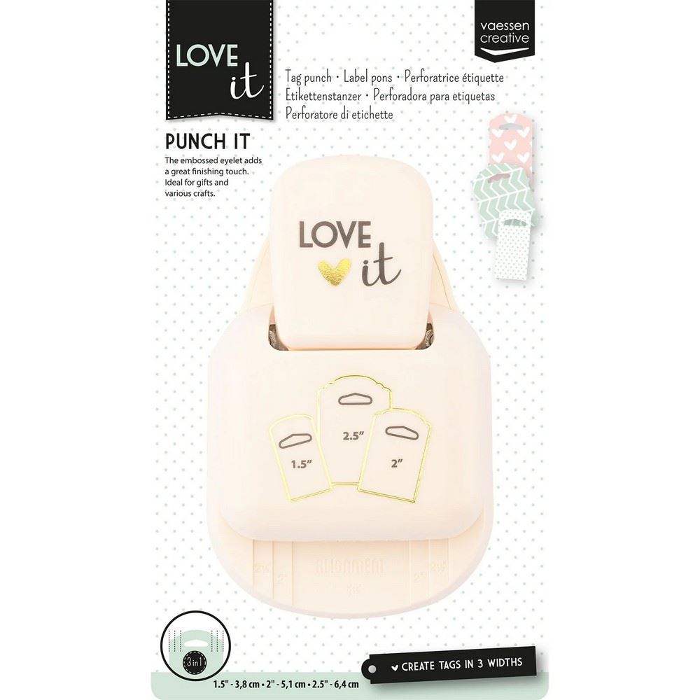 Perforatore di Etichette da Appendere 3 in 1