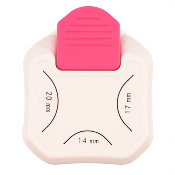 Perforatore per angoli arrotondati