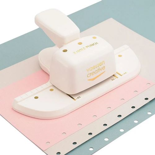 Perforatore per bordi 3 fori