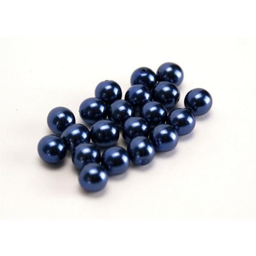Perle Cerate di Vetro Blu Scuro