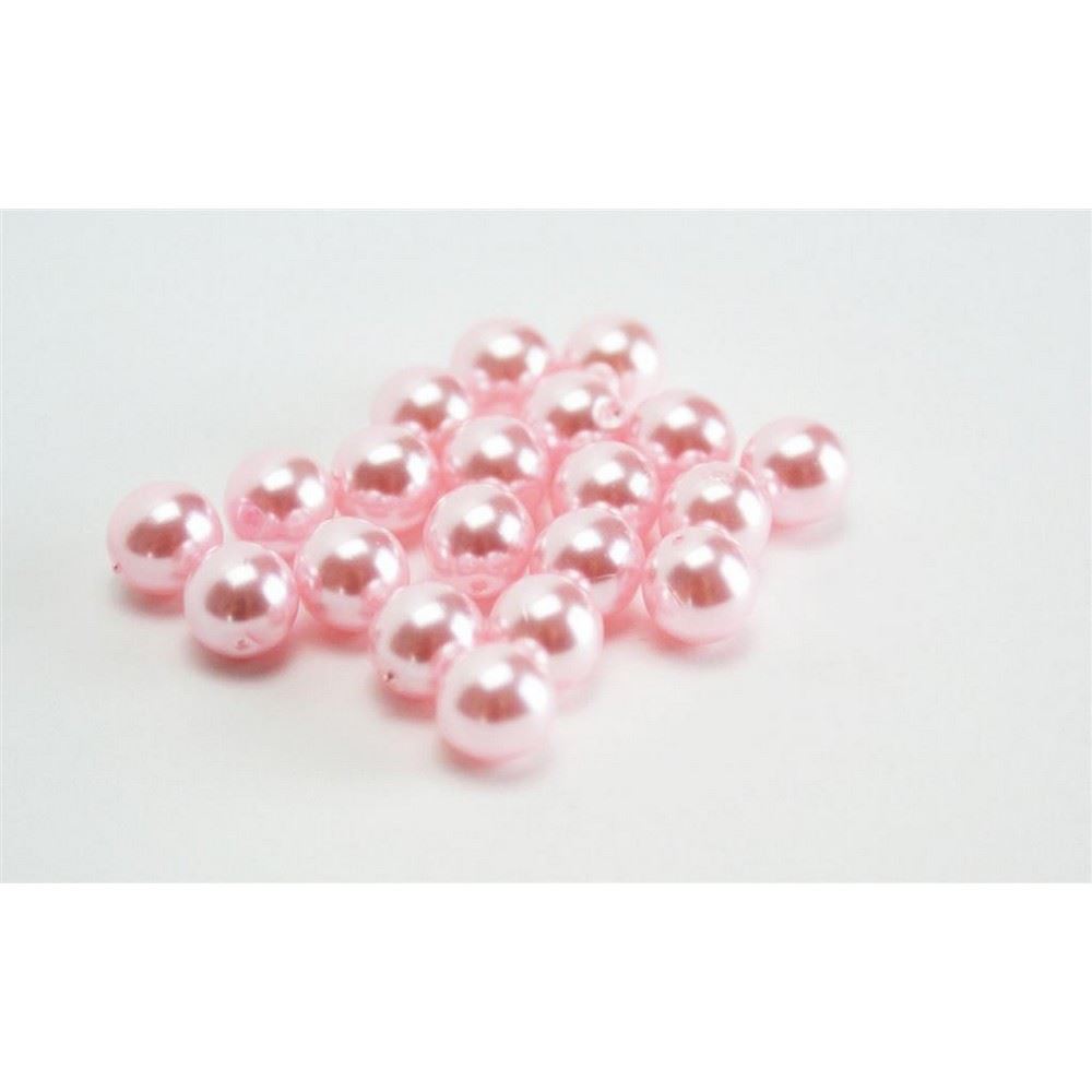 Perle Cerate di Vetro Rosa Chiaro