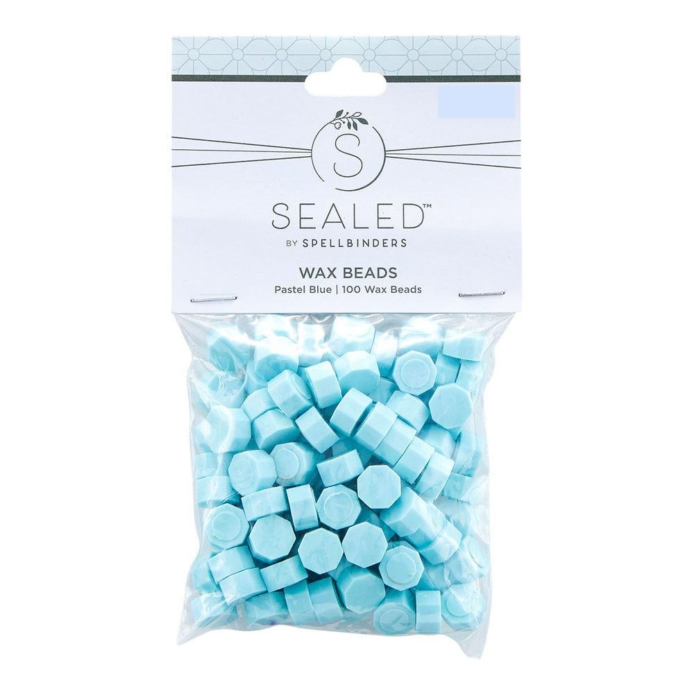 Perle di cera Blu Pastello