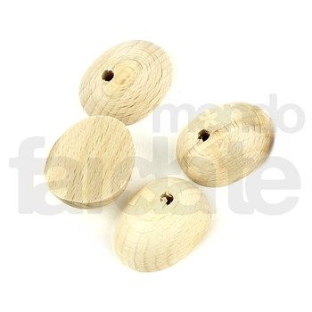 Piedi di legno ovale