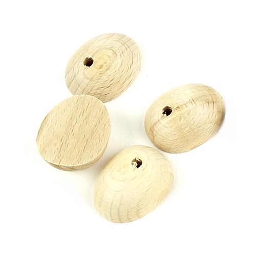 Piedi di legno ovale 3 x 4 cm