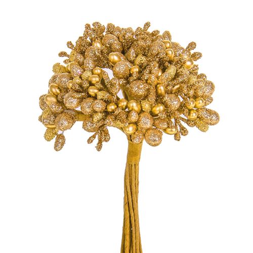 Pistilli glitterati oro