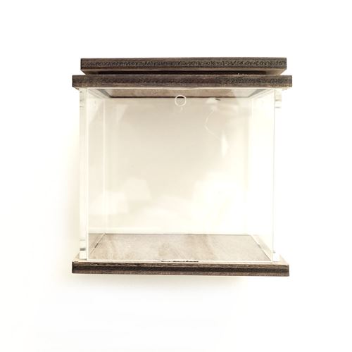Plexybox con coperchio in legno