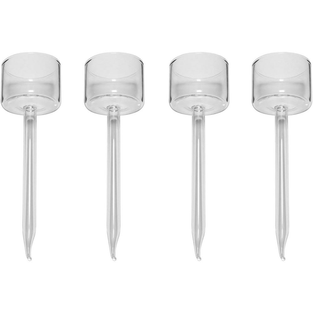 4 Porta Tealight in vetro 10cm