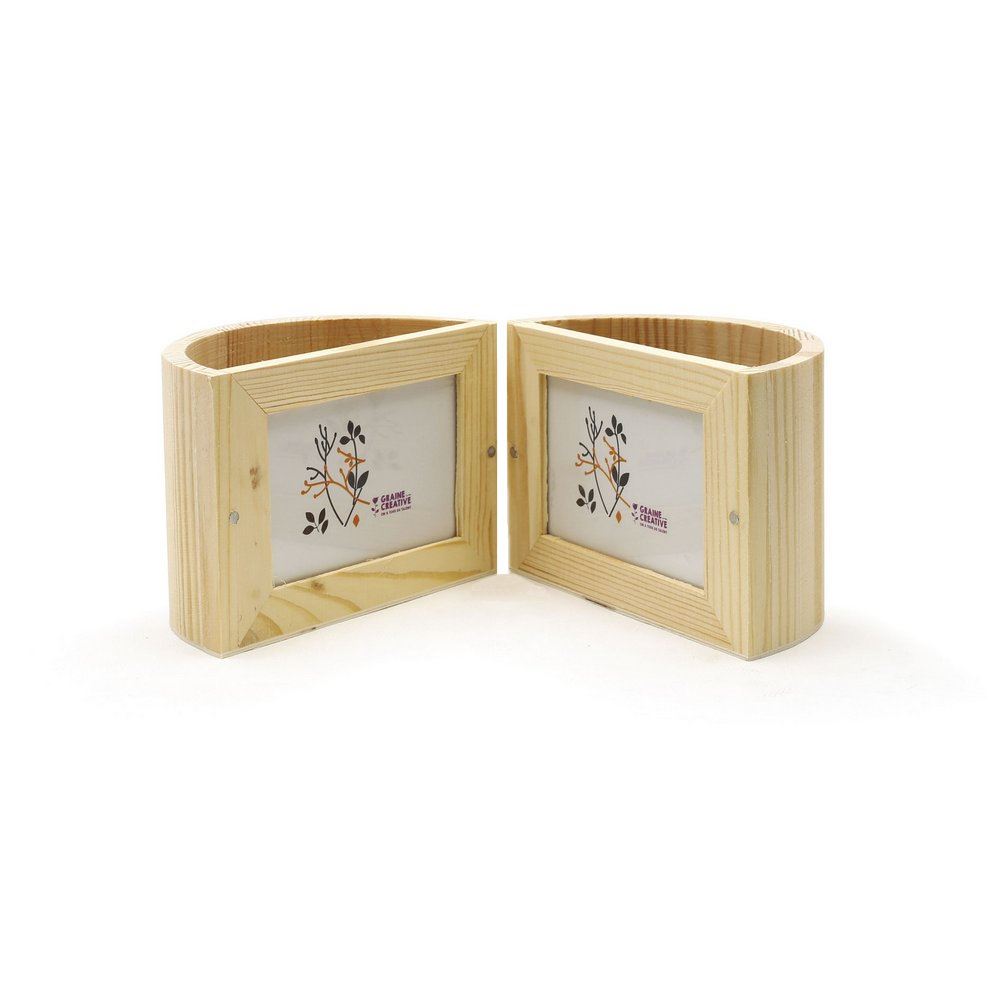 Portapenne Rotondo in Legno apribile porta foto