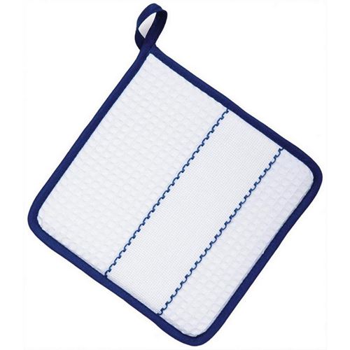 Presina da Cucina Blu da ricamare cm 18 x 18