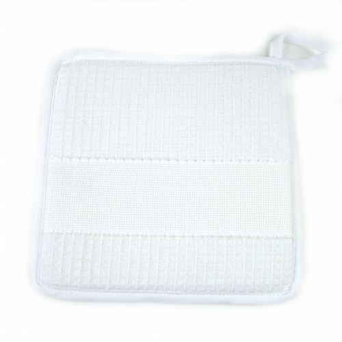 Presina da Cucina Bianca da ricamare cm 18 x 18