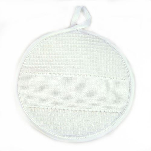 Presina da Cucina Rotonda Bianco da ricamare