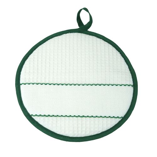 Presina da Cucina Rotonda Verde da ricamare