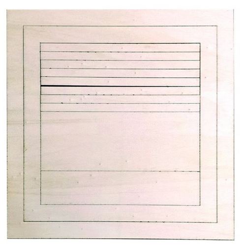 Quadro Saturno in legno