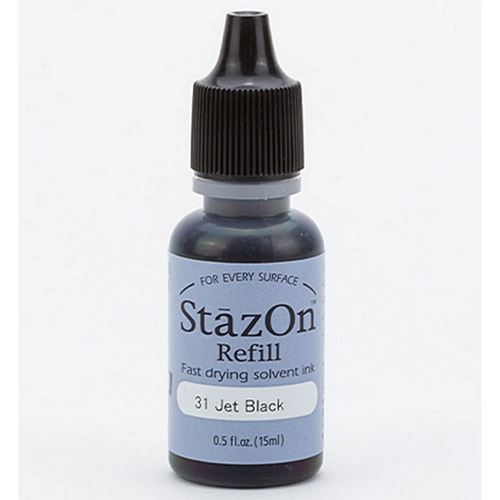 Refill StazOn per tampone Jet Black