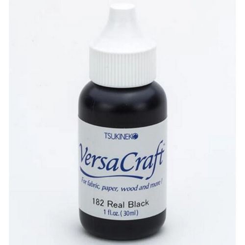 Refill Tampone Inchiostro per tessuto Real Black VersaCraft