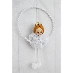 Ritagli di Tulle Bianco Glitter