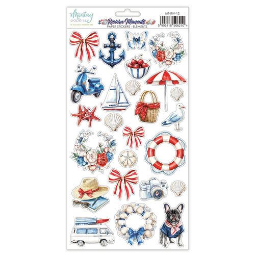 Riviera Moments Paper Stickers Elements