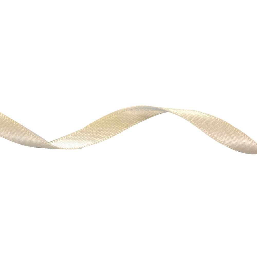 Rotolo Nastro Panna 3mm Doppio Raso Rotolo Nastro Panna 3mm Doppio Raso