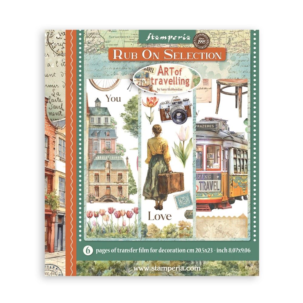 Rub On Kit Art of Travelling cm 20 x 23