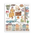 Rub On Kit Art of Travelling cm 20 x 23