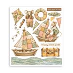 Rub On Kit Cozy Family cm 20 x 23