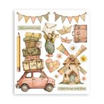 Rub On Kit Cozy Family cm 20 x 23