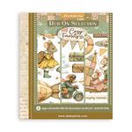 Rub On Kit Cozy Family cm 20 x 23