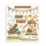 Rub On Kit Cozy Family cm 20 x 23