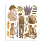 Rub On Kit Flowers and Poems cm 20 x 23