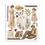 Rub On Kit Flowers and Poems cm 20 x 23