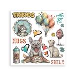 Rub On Kit Furry Friends 2