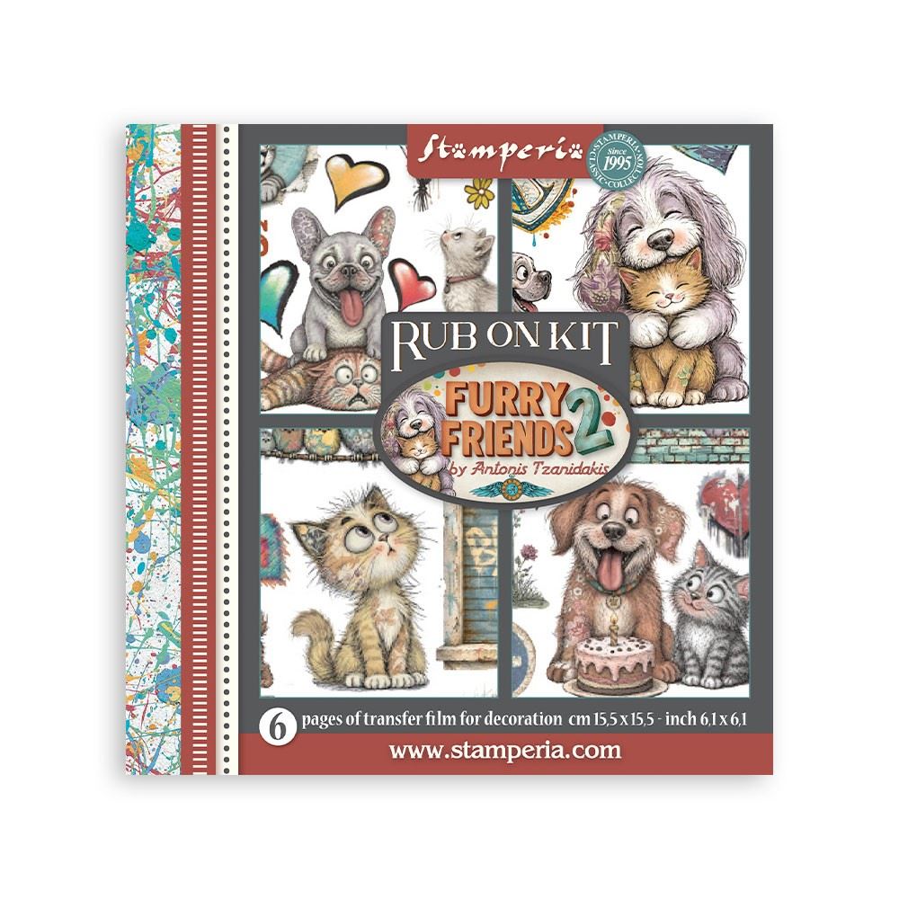 Rub On Kit Furry Friends 2