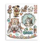 Rub On Kit Furry Friends 2 cm 20 x 23