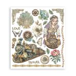 Rub On Kit Gardens of Time cm 20 x 23