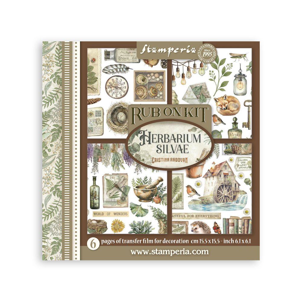 Rub On Kit Herbarium Silvae