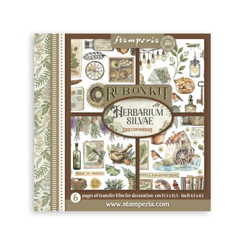 Rub On Kit Herbarium Silvae