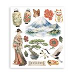 Rub On Kit Oriental Garden cm 20 x 23