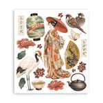 Rub On Kit Oriental Garden cm 20 x 23
