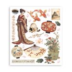 Rub On Kit Oriental Garden cm 20 x 23
