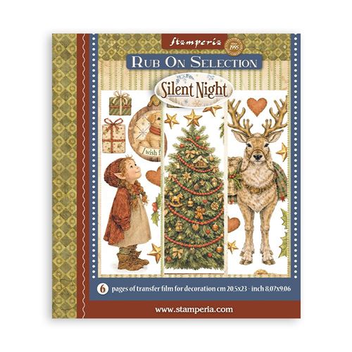 Rub On Kit Silent Night cm 20 x 23