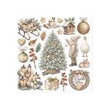 Rub On Kit White Christmas