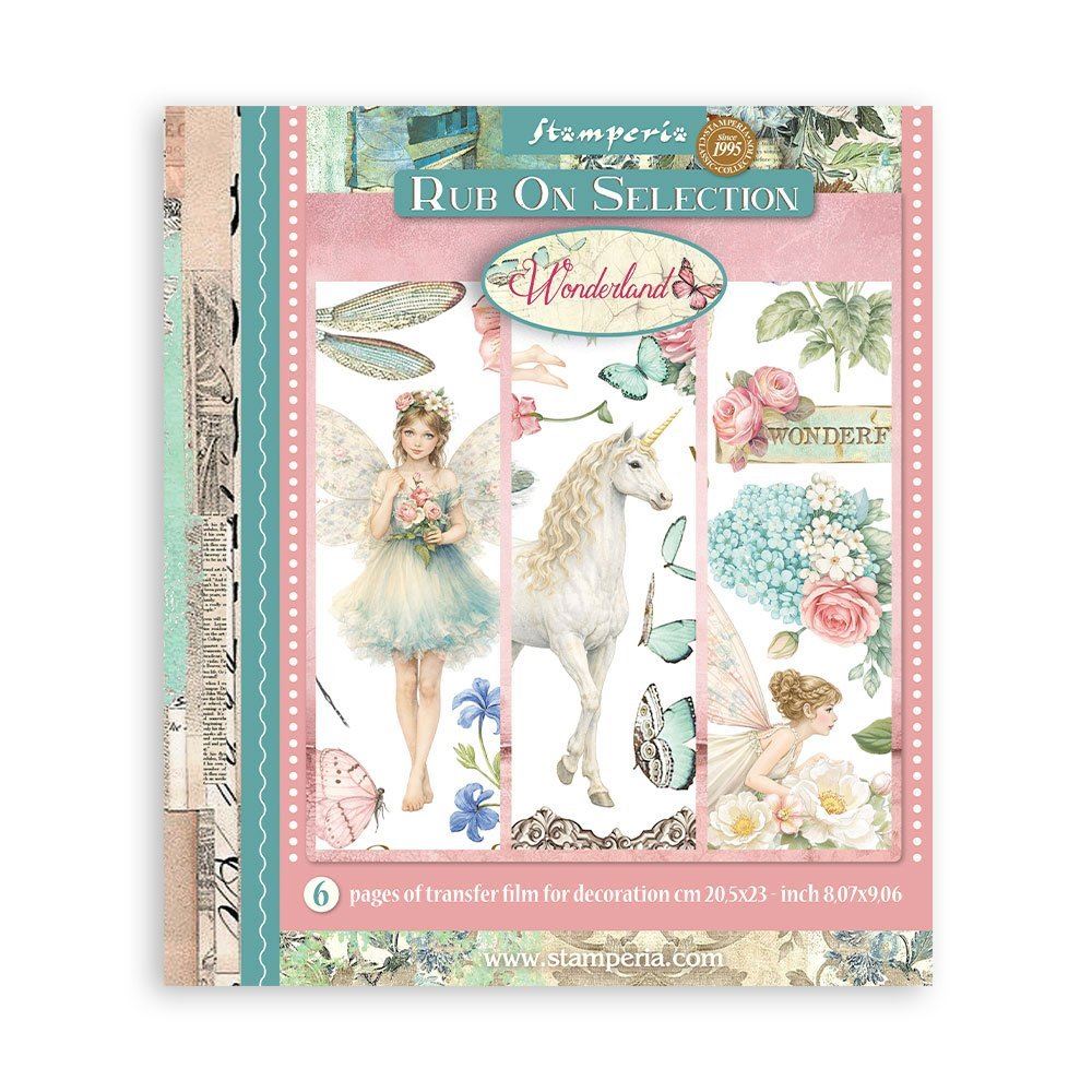 Rub On Kit Wonderland cm 20 x 23