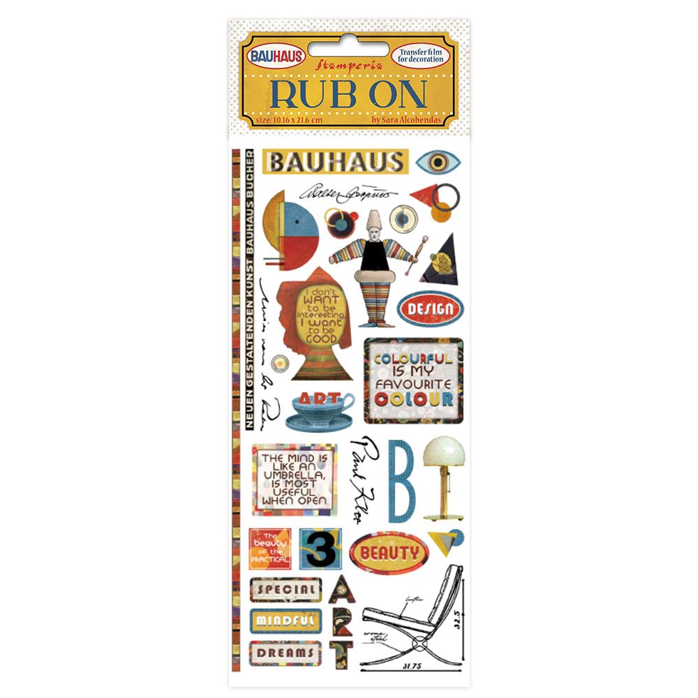 Rub-on Bauhaus 