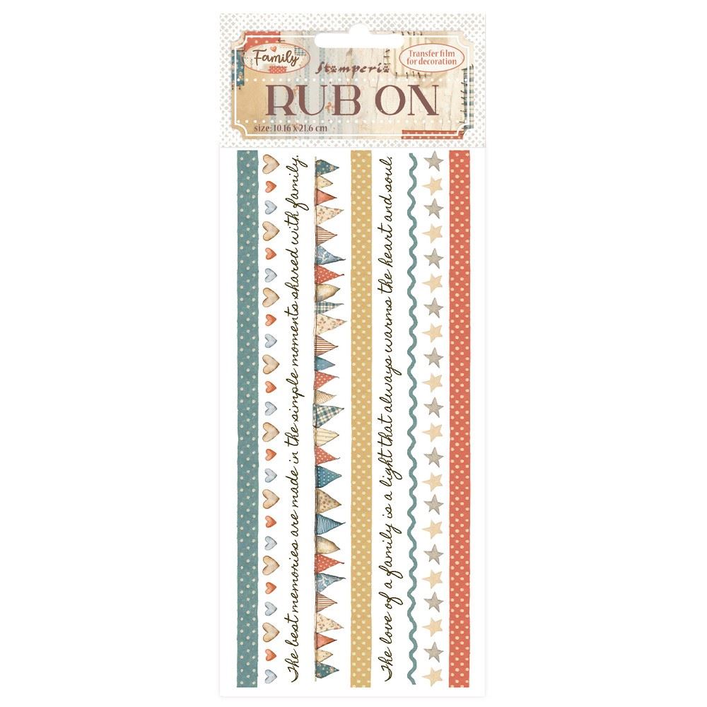 Rub-on Family bordure Stamperia
